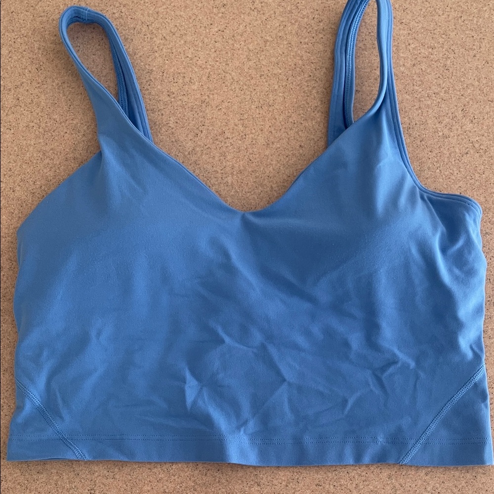 lululemon align crop in BLUE NILE SIZE 10 Bra